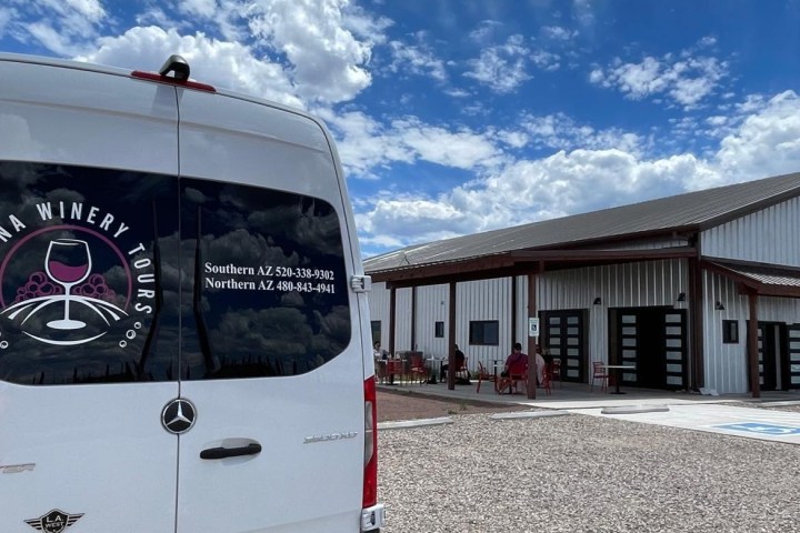 a bus parked in a parking lot